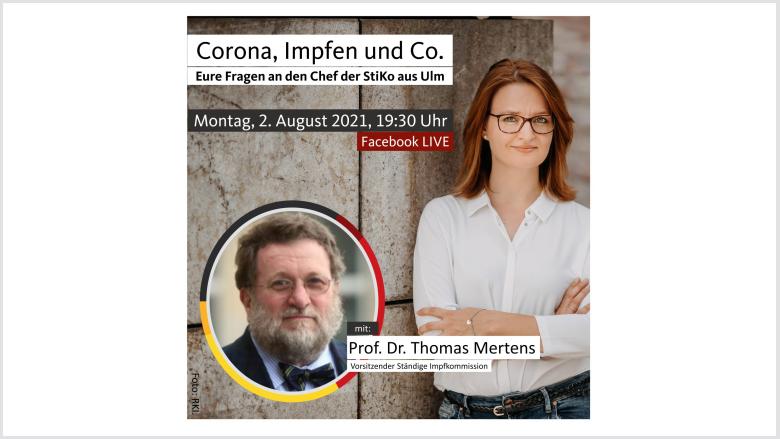 Facebook Live mit Ronja Kemmer MdB und Prof. Dr. Thomas Mertens Facebook Live mit Ronja Kemmer MdB und Prof. Dr. Thomas Mertens